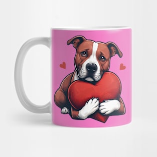 Pitbull Valentine's Day Gifts Mug